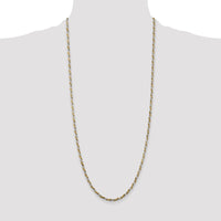 Sterling Silver And Vermeil 2.5mm Diamond-cut Rope Chain