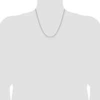 Sterling Silver 1.3mm 8 Sided D/C Double Spiga Chain