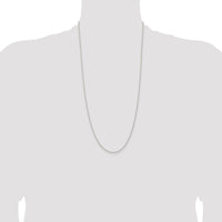 Sterling Silver 1.5mm Solid Rope Chain