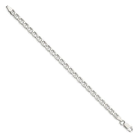 Sterling Silver 5.7mm D/C Flat Anchor Curb Chain