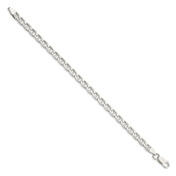 Sterling Silver 5.7mm D/C Flat Anchor Curb Chain