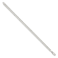 Sterling Silver 5mm Beveled Curb Chain