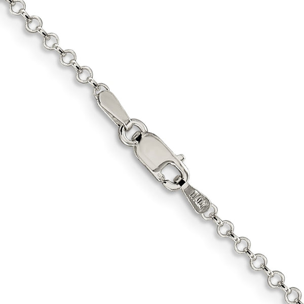 Sterling Silver 2mm Rolo Chain