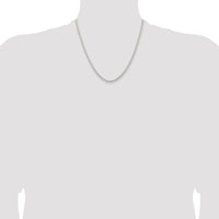 Sterling Silver 2.6mm Round Box Chain