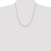 Sterling Silver 1.95mm Loose Rope Chain