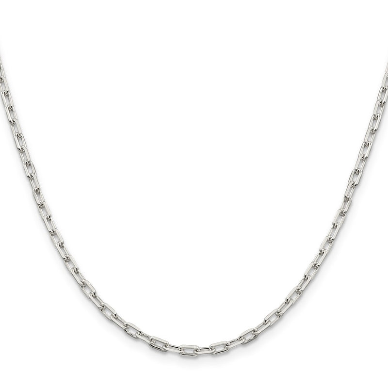 Sterling Silver 2.75mm Elongated Open Link Chain