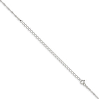 Sterling Silver 1.4mm Singapore Chain w/4in ext.