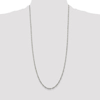 Sterling Silver 2.25mm Singapore Chain