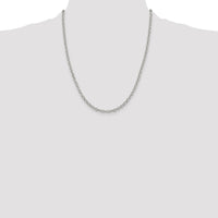 Sterling Silver 3.75mm Oval Cable Chain