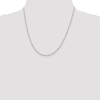 Sterling Silver 1.75mm Figaro Chain