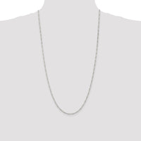 Sterling Silver 2.25mm Figaro Chain