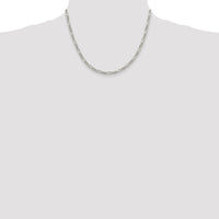 Sterling Silver 3.5mm Figaro Chain