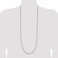 Sterling Silver 3.5mm Figaro Chain