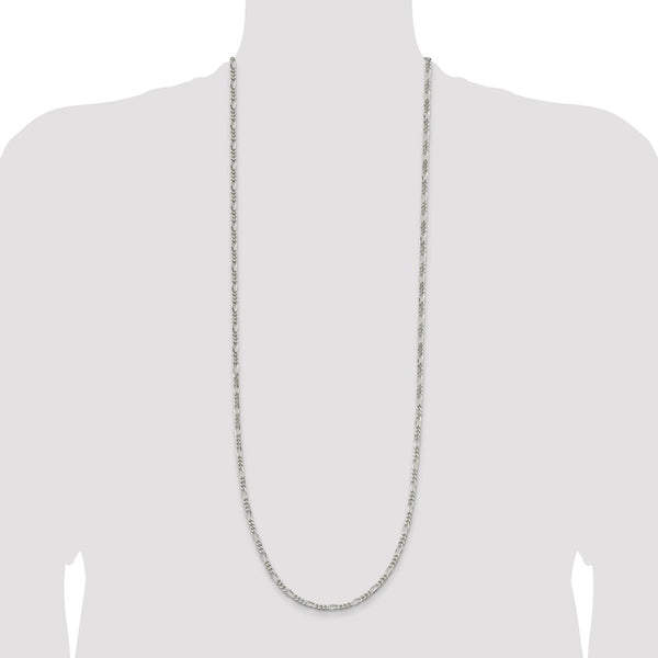Sterling Silver 3.5mm Figaro Chain