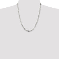 Sterling Silver 4.5mm Figaro Chain