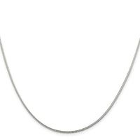 Sterling Silver 1.45mm Diamond-cut Round Franco Chain