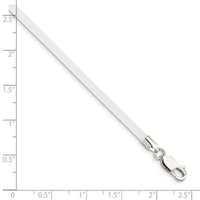 Sterling Silver 16inch 3mm Frosted Clear Rubber Cord Necklace