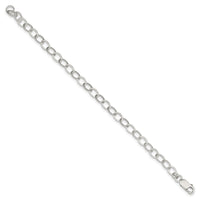 Sterling Silver 8.5inch Fancy Link Bracelet