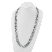 9-11mm Grey Baroque Endless Necklace