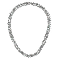 9-11mm Grey Baroque Endless Necklace