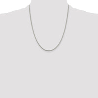 Sterling Silver 2mm Round Box Chain