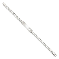 Sterling Silver Baby ID 6 IN Bracelet
