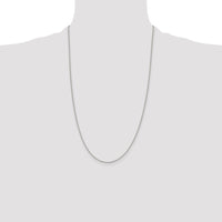 Sterling Silver 1.5mm Beaded Chain