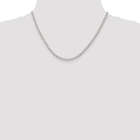 Sterling Silver 3.2mm Open Elongated Link Chain