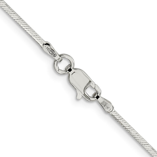 Sterling Silver 1.35mm Octagonal Snake Chain