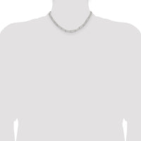 Sterling Silver Polished 5.5mm Paperclip Chain