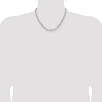 Sterling Silver Polished 5.5mm Paperclip Chain