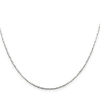 Sterling Silver 1mm Mirror Box Chain
