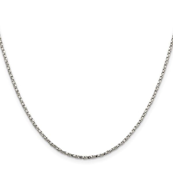 Sterling Silver 1.75mm Twisted Box Chain