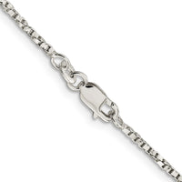 Sterling Silver 1.75mm Twisted Box Chain