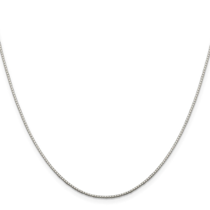 Sterling Silver .9mm 8 Sided Mirror Box Chain