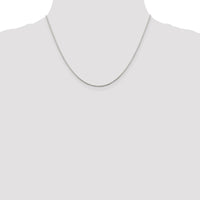 Sterling Silver .9mm 8 Sided Mirror Box Chain
