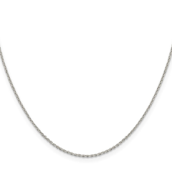 Sterling Silver 1.25mm Diamond-cut Forzantine Cable Chain