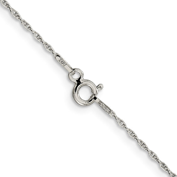 Sterling Silver 1.25mm Loose Rope Chain