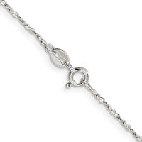 Sterling Silver 1.4mm Twisted Serpentine Chain