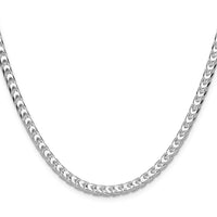 Sterling Silver 4.7mm D/C Square Franco Chain