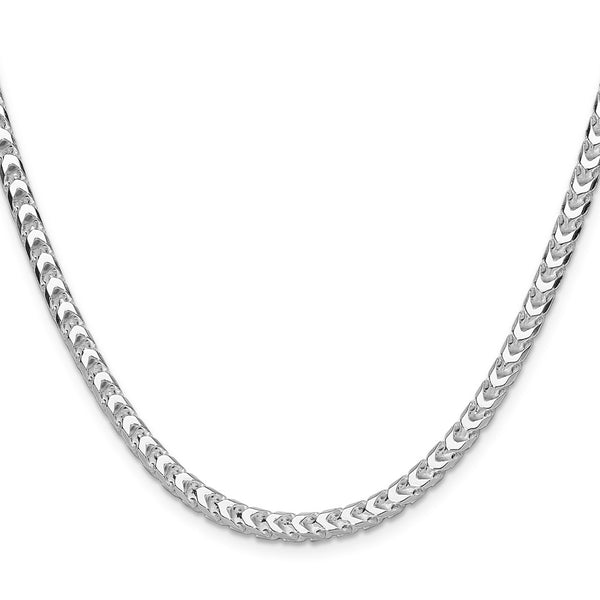 Sterling Silver 4.7mm D/C Square Franco Chain