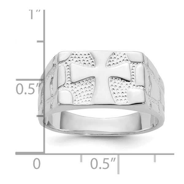 Sterling Silver Nugget Ring