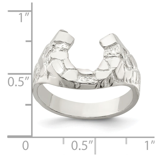 Sterling Silver Horseshoe Ring