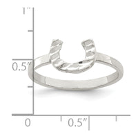 Sterling Silver Horseshoe Ring