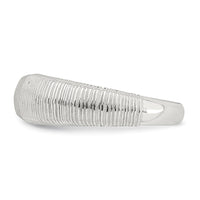 Sterling Silver Polished and Textured Ring