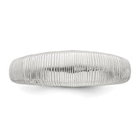 Sterling Silver Polished and Textured Ring