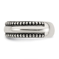 Sterling Silver Antiqued Toe Ring