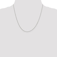 Sterling Silver .95mm Round Franco Chain