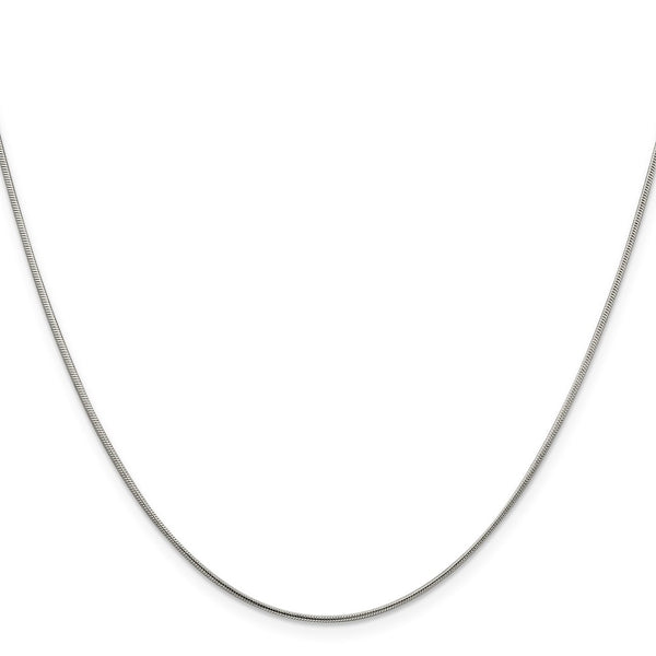 Sterling Silver 1mm Snake Chain