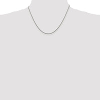 Sterling Silver Rhodium-plated 1.2mm Snake Chain